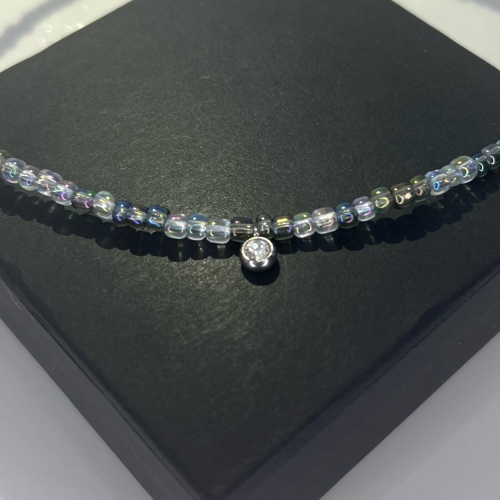 Austrian Glass Beaded Necklace & Earrings Set